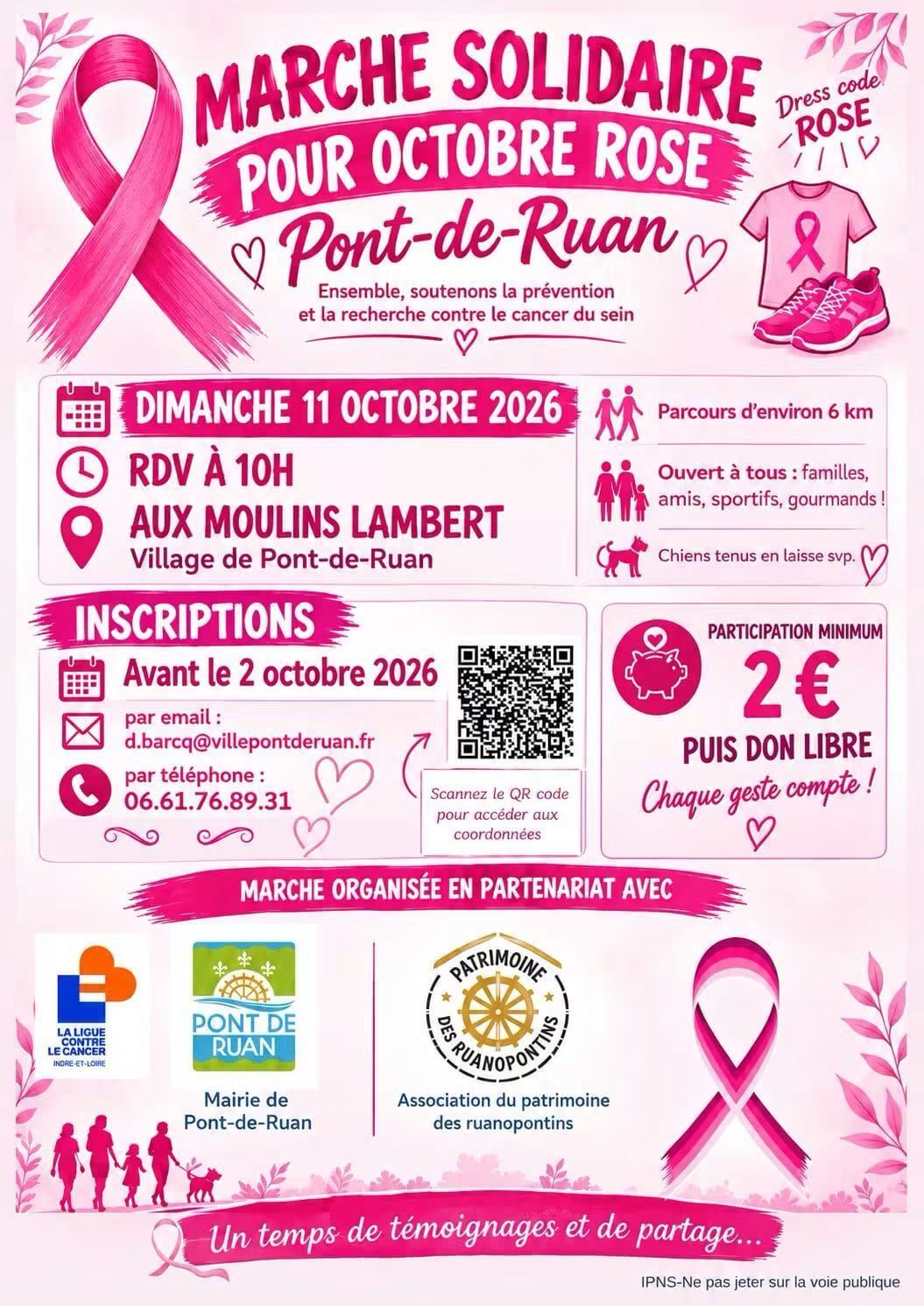 Marche solidaire, octobre rose