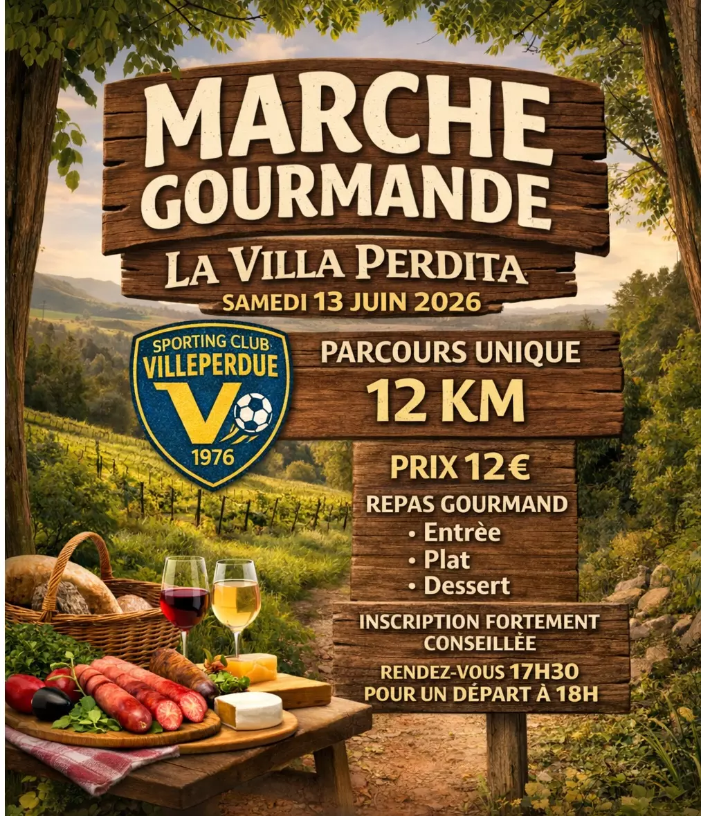 LA VILLA PERDITA – MARCHE GOURMANDE – 2ᵉ ÉDITION — visuel événement