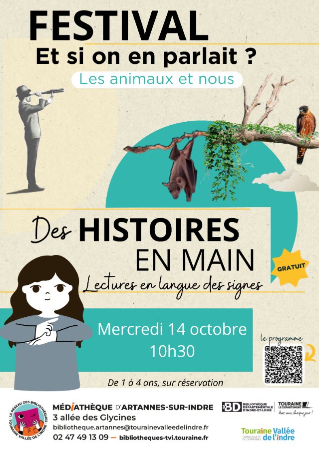 Des histoires en main