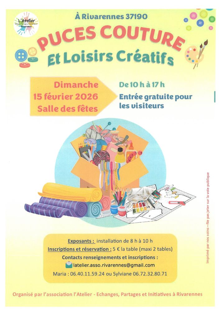 Puces Coutures & Loisirs Créatifs