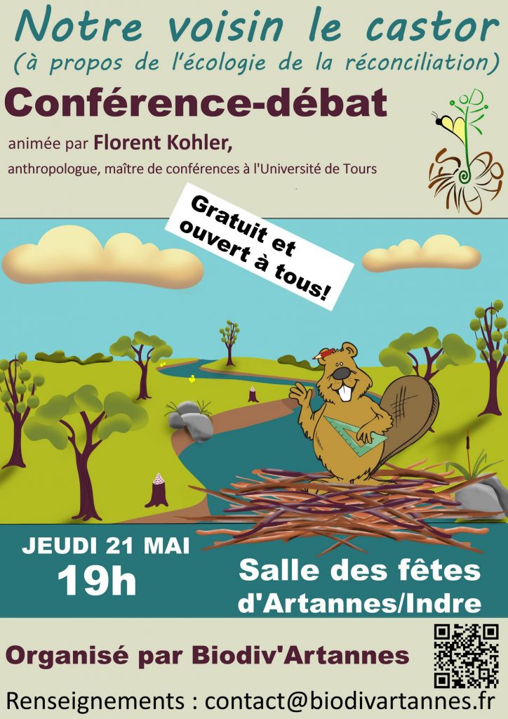 Conférence-débat "Notre voisin le castor : à propos de l’écologie de la réconciliation" — visuel événement