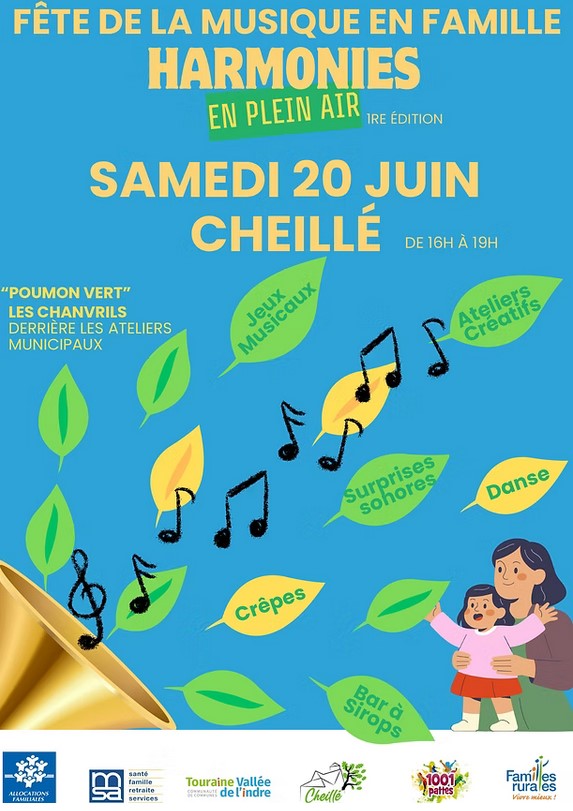 Fête de la musique en famille Harmonies en plein air