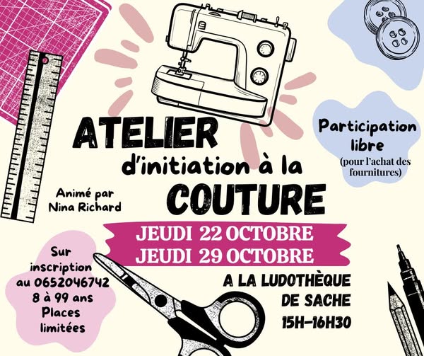 Atelier d'initiation à la couture