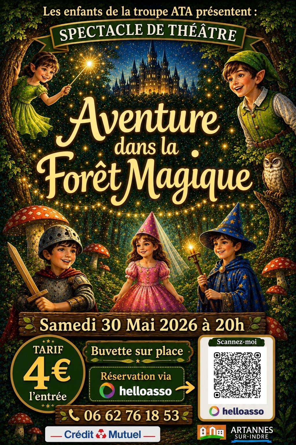 Théatre enfant "Aventure dans la Forêt magique"