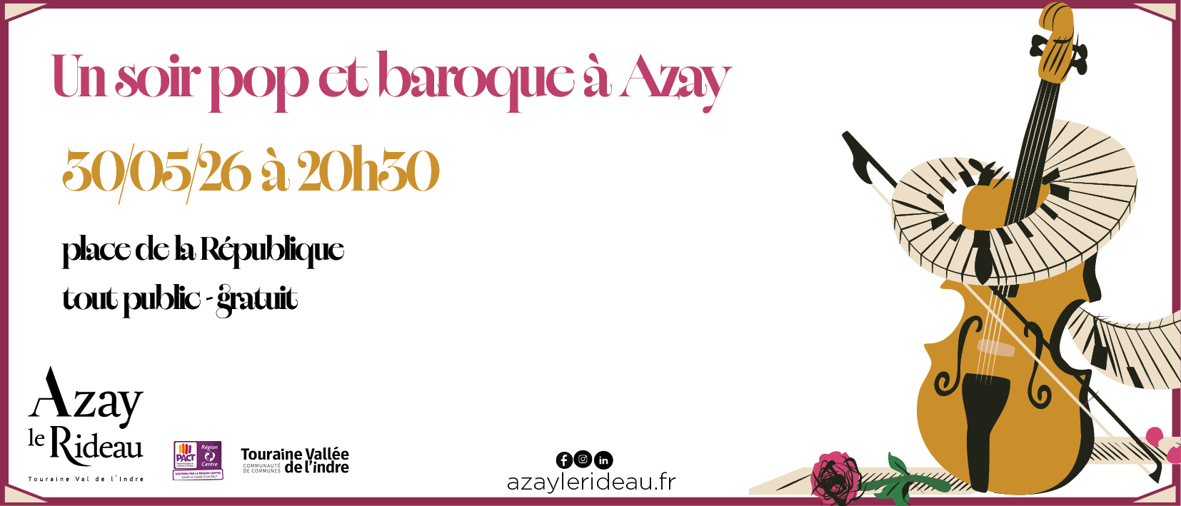 Un soir à Azay pop et baroque