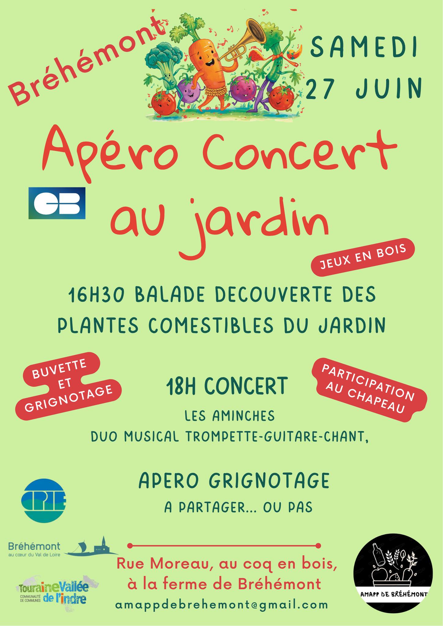 Apéro-concert au jardin