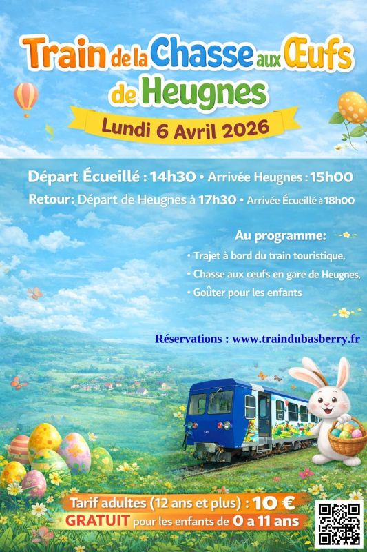 Train de la chasse aux oeufs