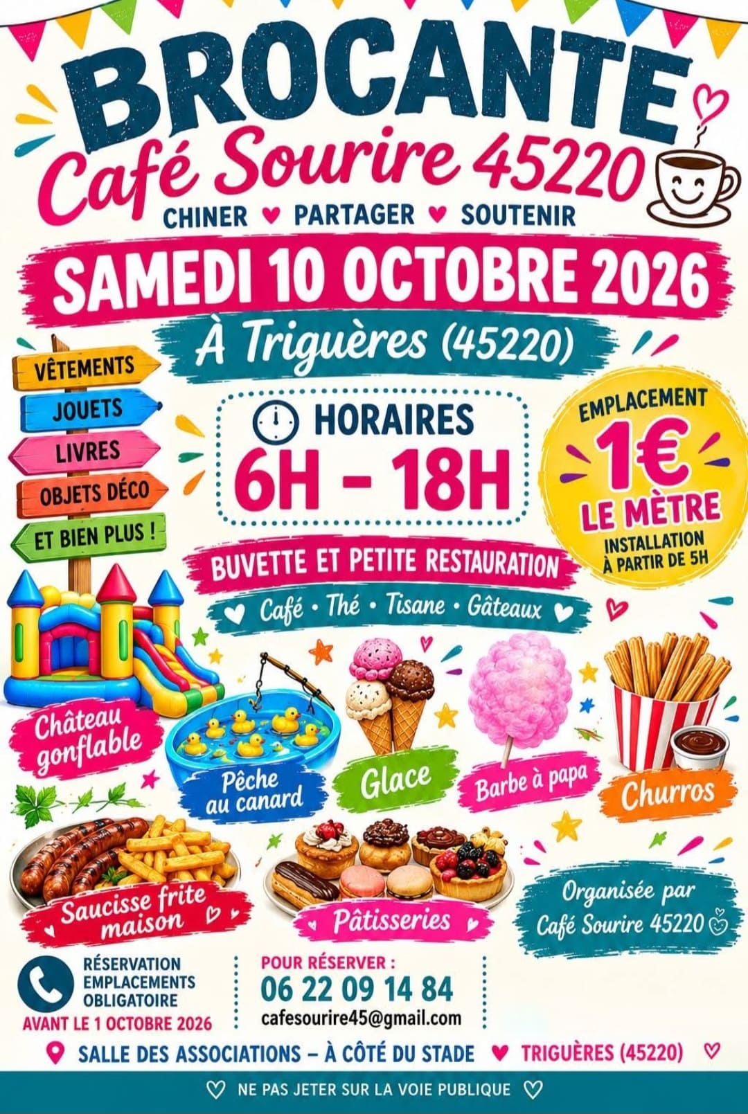 Brocante à Triguères