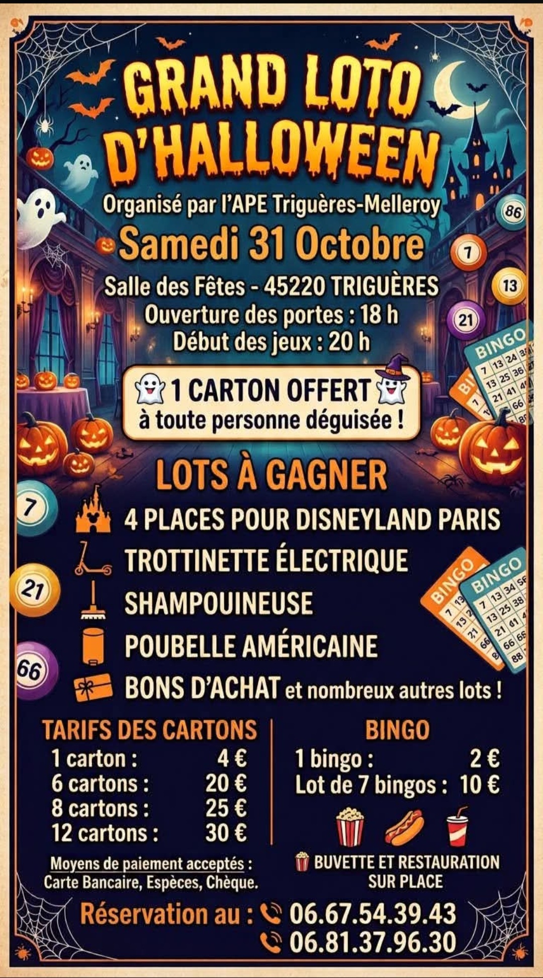 Grand Loto d'Halloween