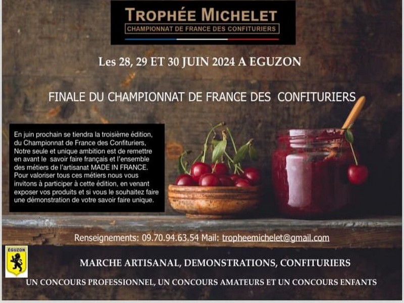 Trophée Michelet, Championnat de France des confituriers 2024 null France null null null null