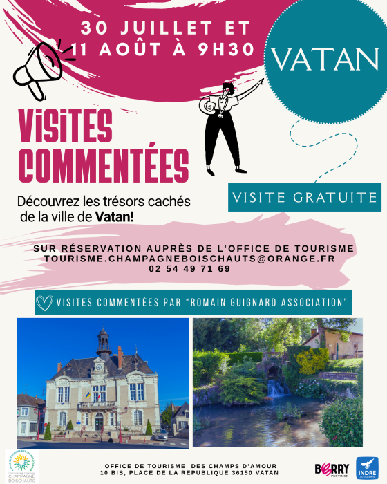 Visite découverte de Vatan