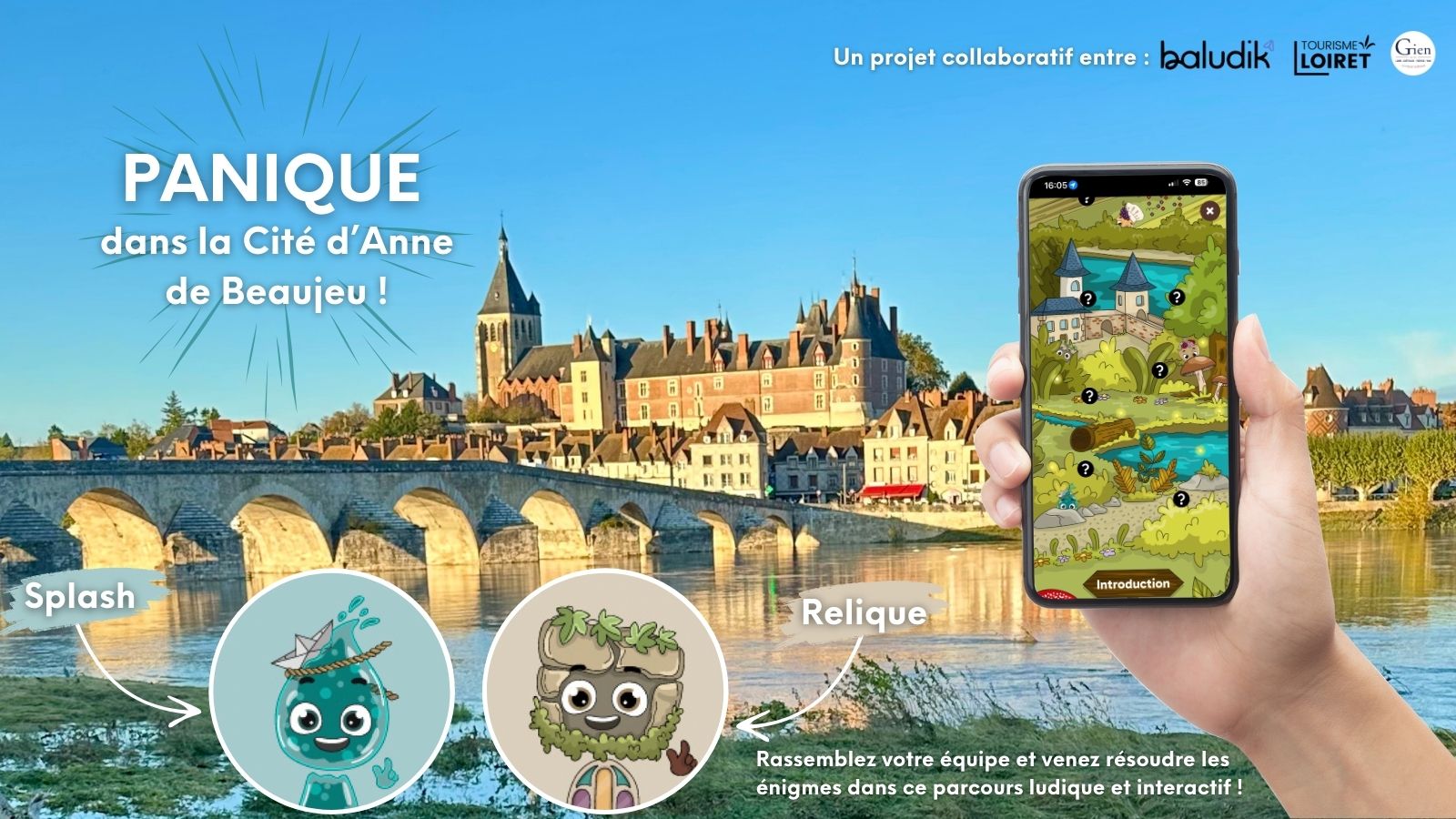 Panique dans la Cité d'Anne de Beaujeu - Parcours Baludik à pied