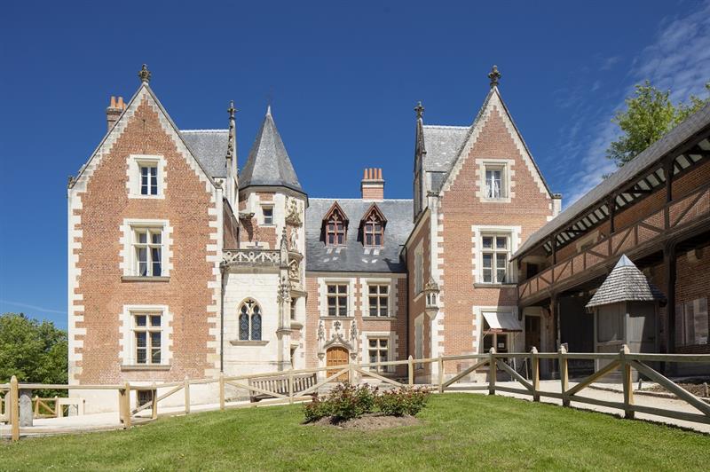 Vue sur le Château du Clos Lucé © Château du Clos Lucé - Parc Leonardo da Vinci, Amboise. Photo Eric Sander (64)