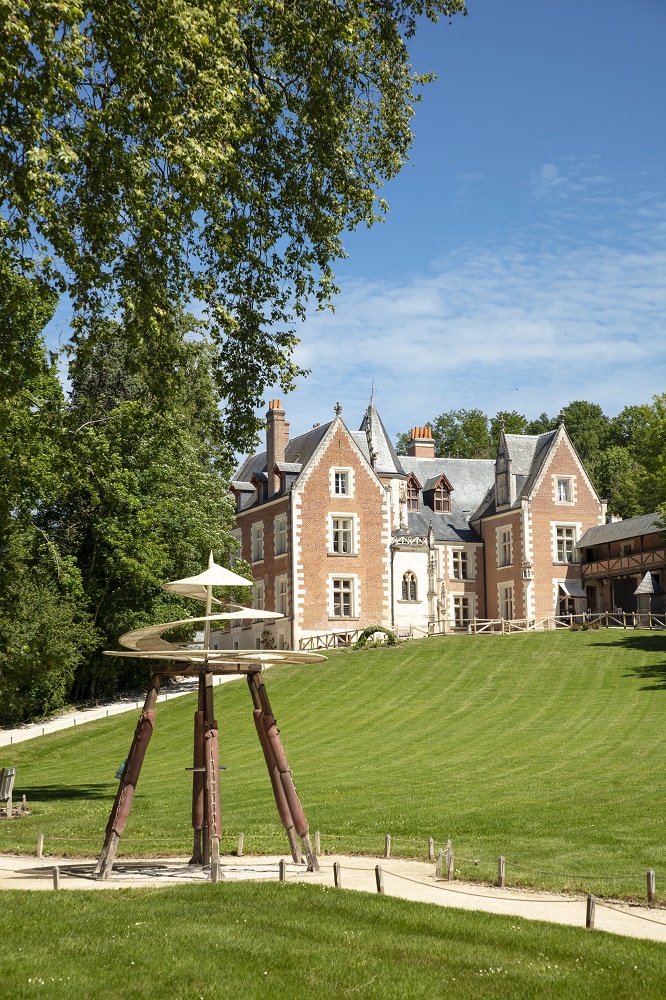 Vue sur le Château du Clos Lucé © Château du Clos Lucé - Parc Leonardo da Vinci, Amboise. Photo Eric Sander (71)