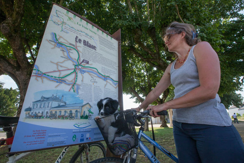 Itinéraire vélo n°8 - La Creuse, entre viaduc et prieuré, Le Blanc
