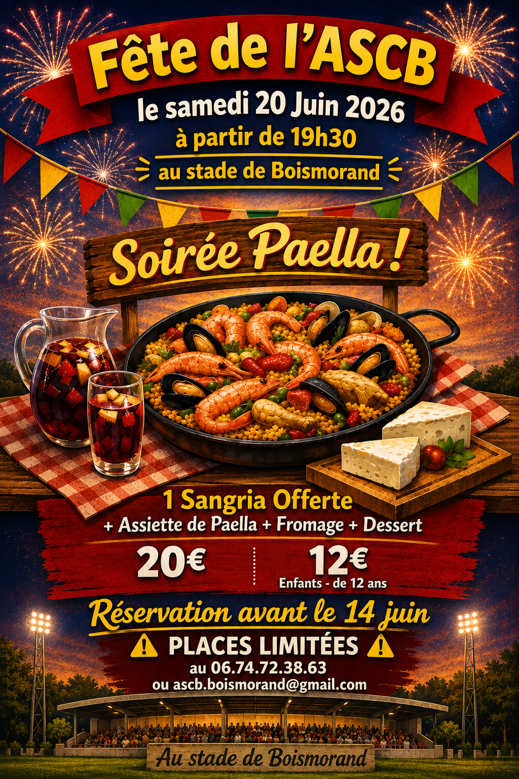 Fête de l'ASCB - Soirée Paella