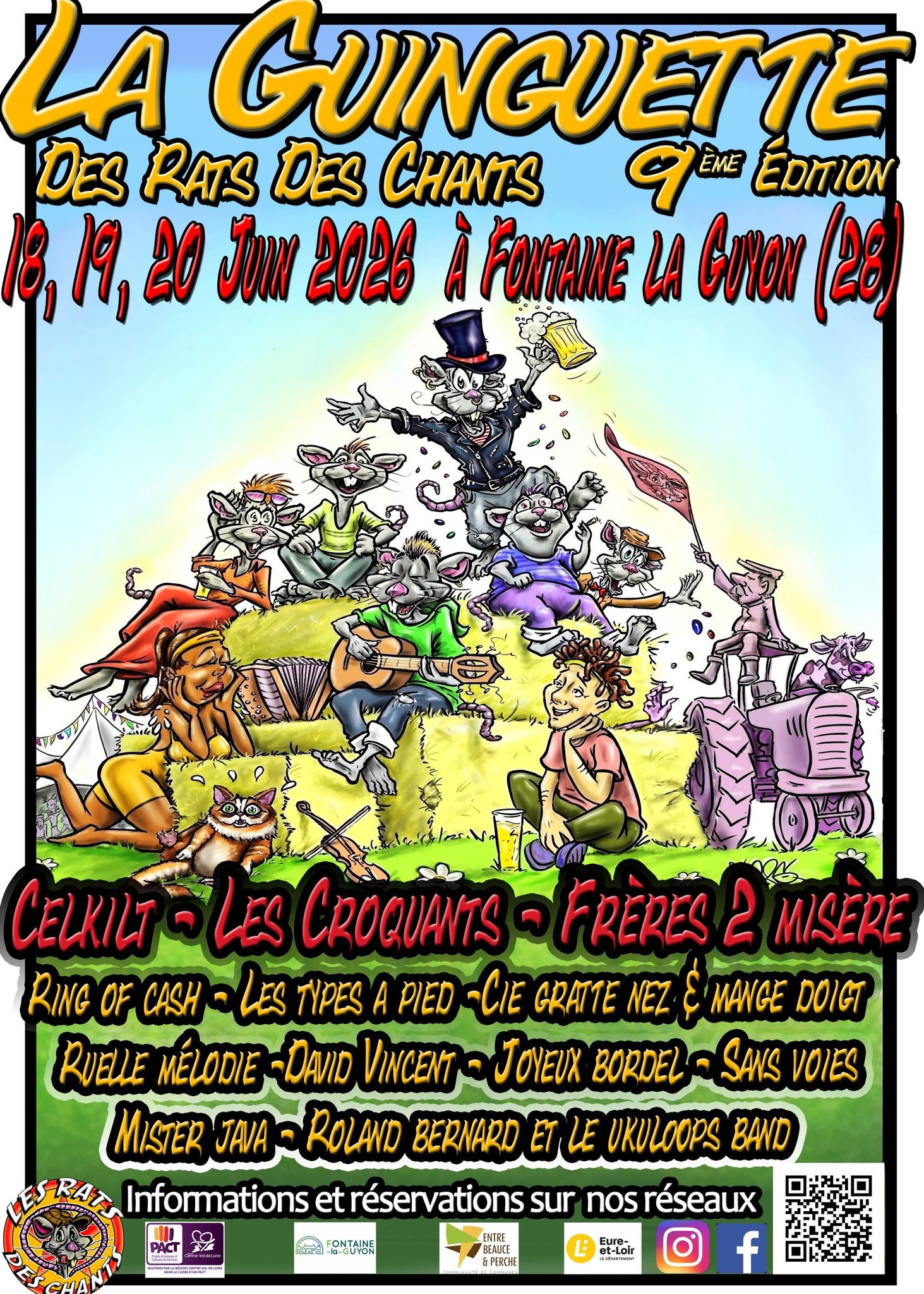 La 9ème Guinguette Des Rats Des Chants — visuel événement