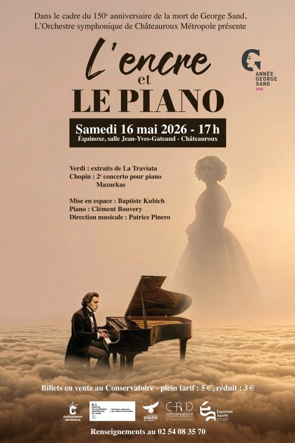 Spectacle "L'Encre et le piano" — visuel événement