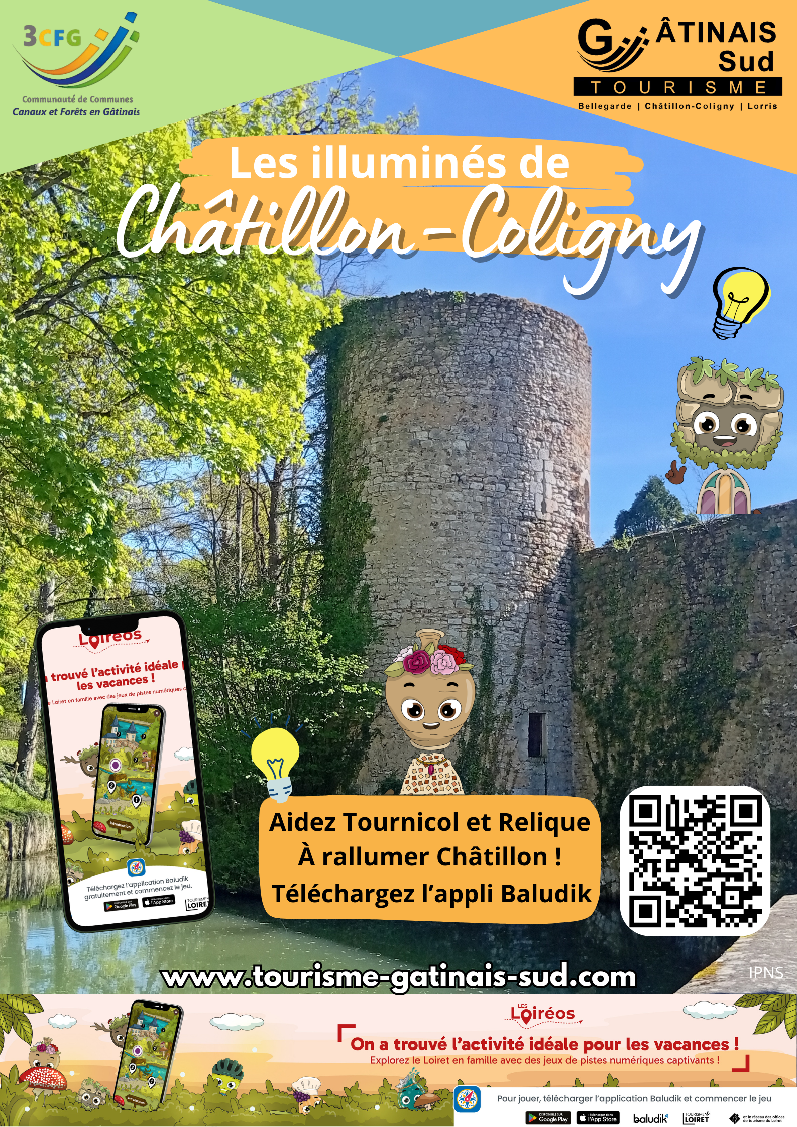 Les Illuminés de Châtillon-Coligny - Parcours Baludik