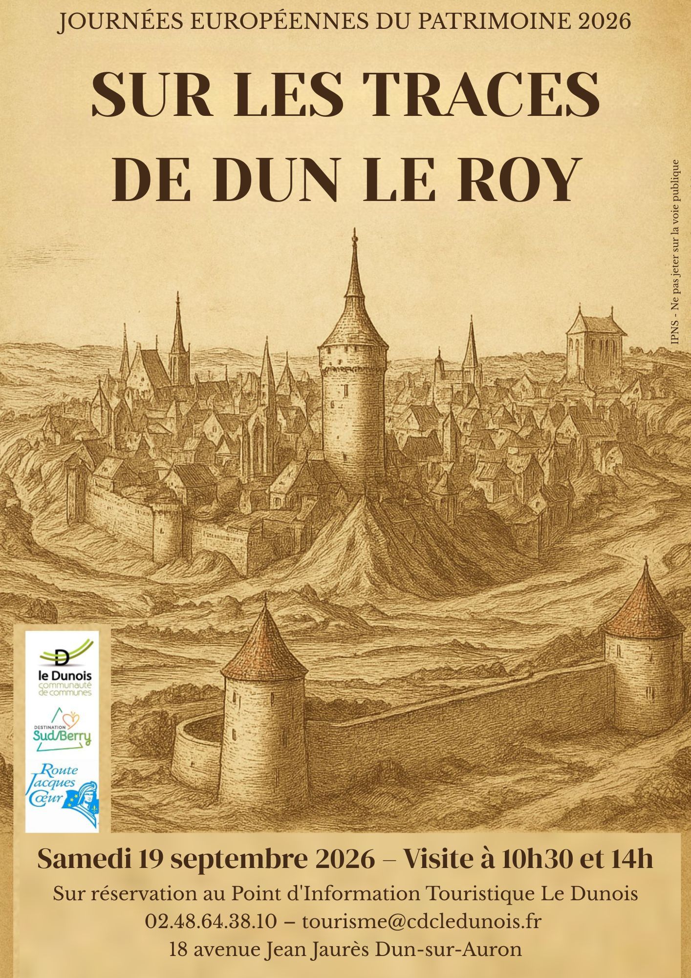 Journées Européennes du Patrimoine à Dun-sur-Auron