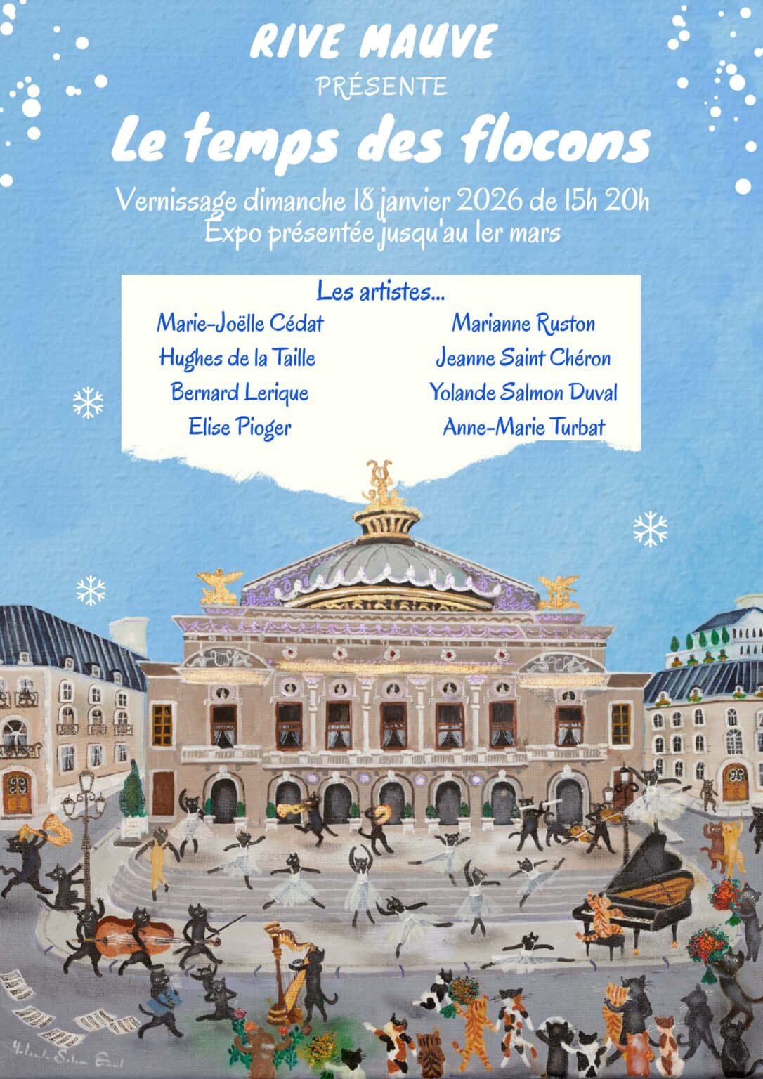 Exposition : Le temps des flocons