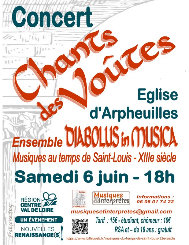 Concert "Chants des Voûtes" — visuel événement