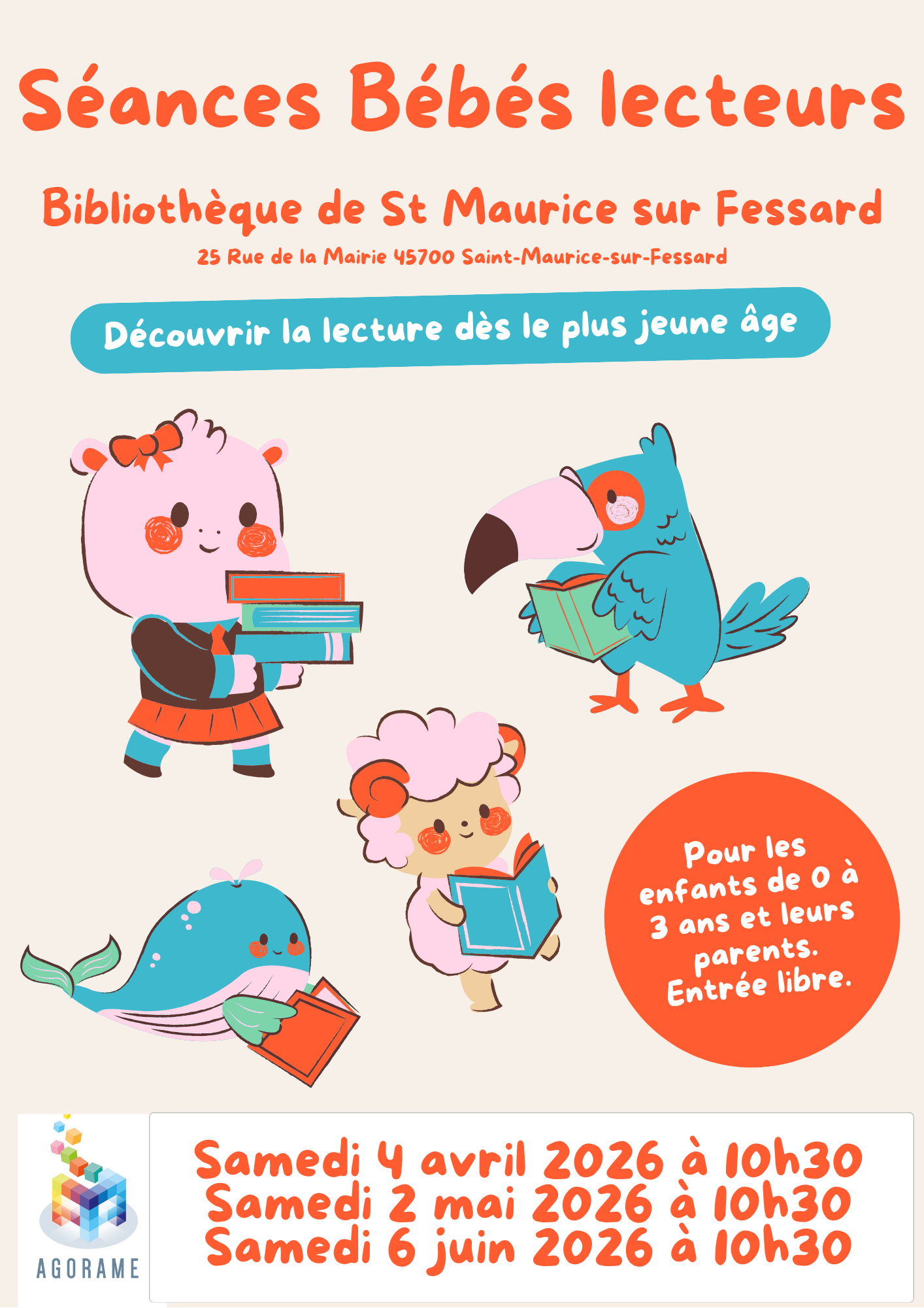 Séance Bébés lecteurs — visuel événement