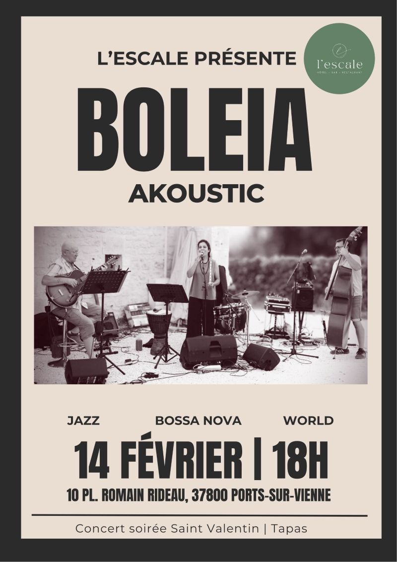 Concert Saint-Valentin : "Boleia Akoustic"