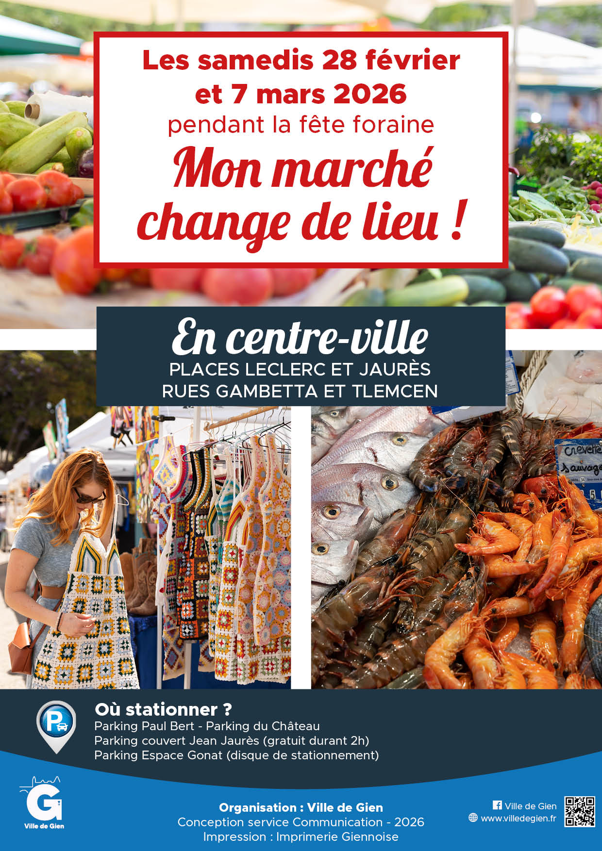 Déplacement du Marché