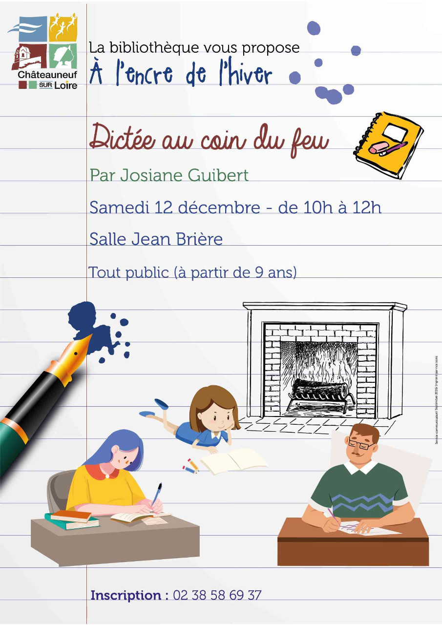 Dictée au coin du feu