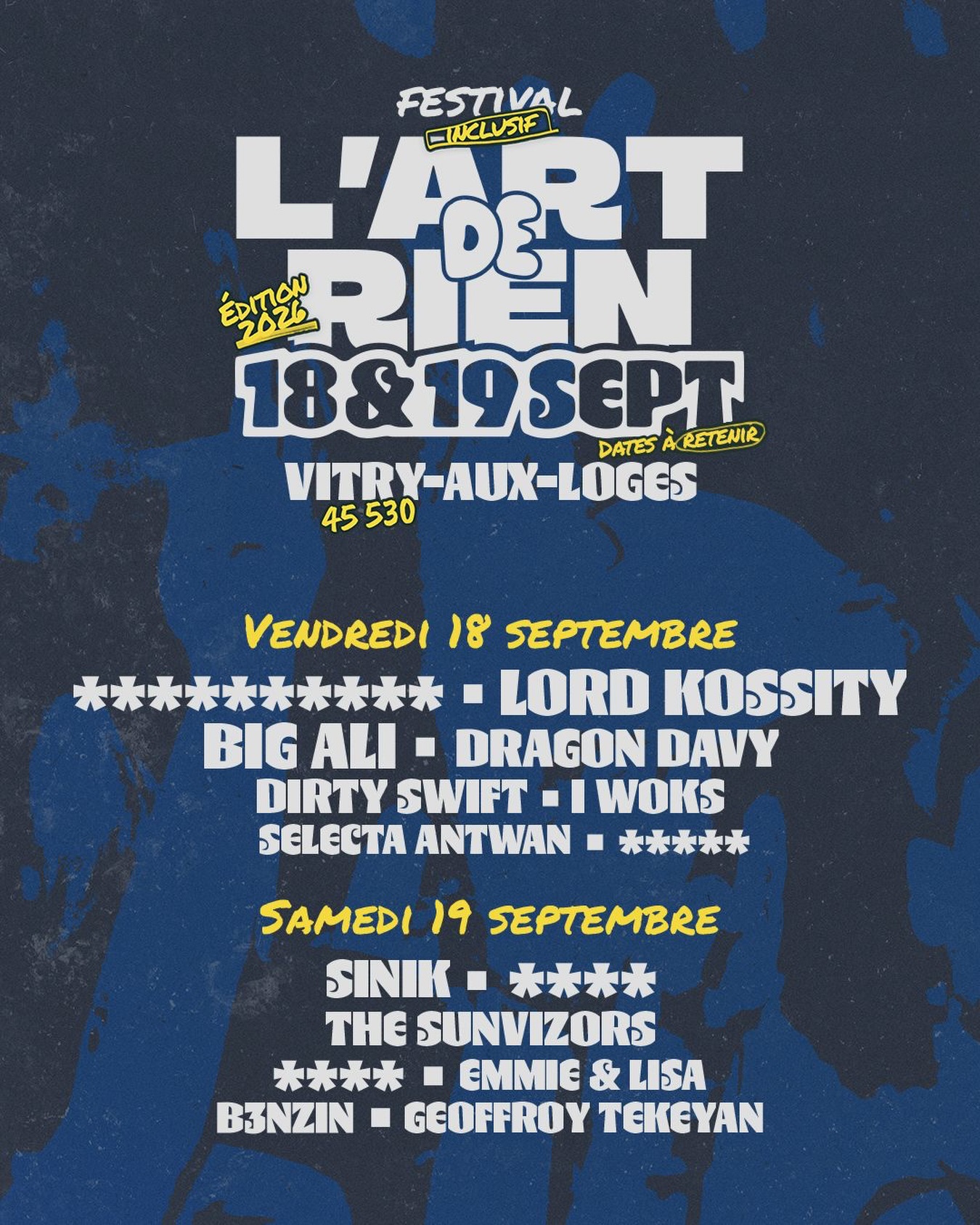 Festival L'Art de rien — visuel événement
