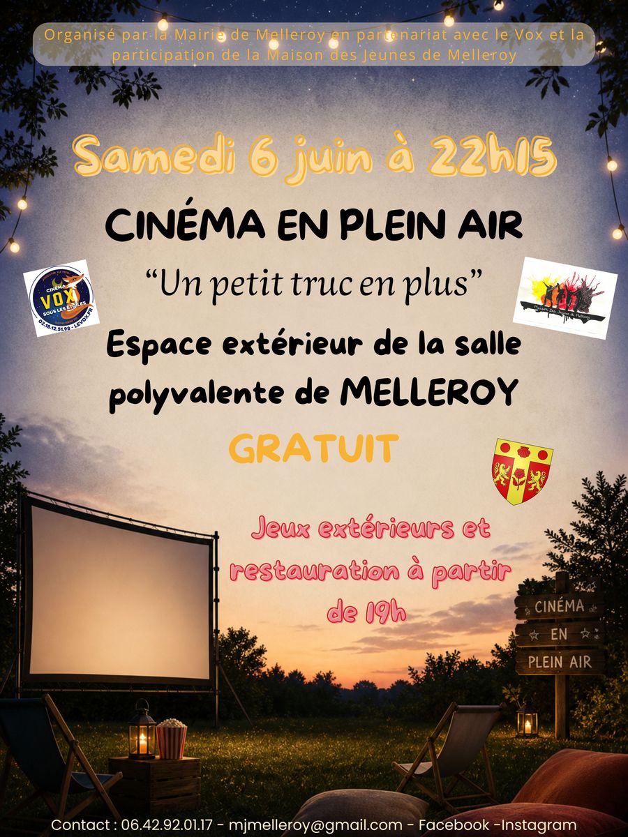 Cinéma en plein air : "Un petit truc en plus"
