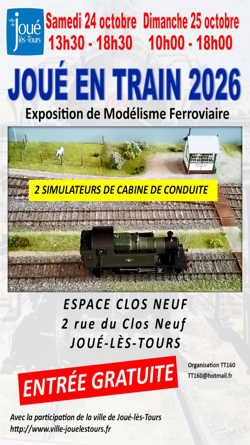 Joué en Train 2026 — visuel événement