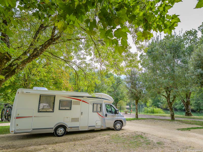 Aire de camping-cars d’Azay-le-Rideau©