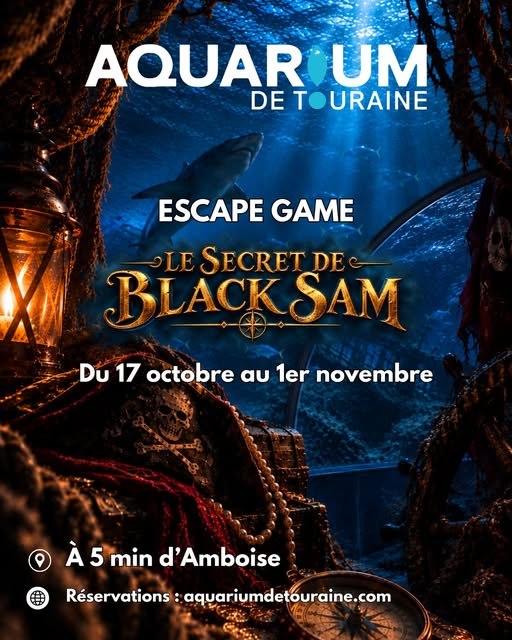 Escape game : « Le secret de Black Sam » à l'aquarium de Touraine