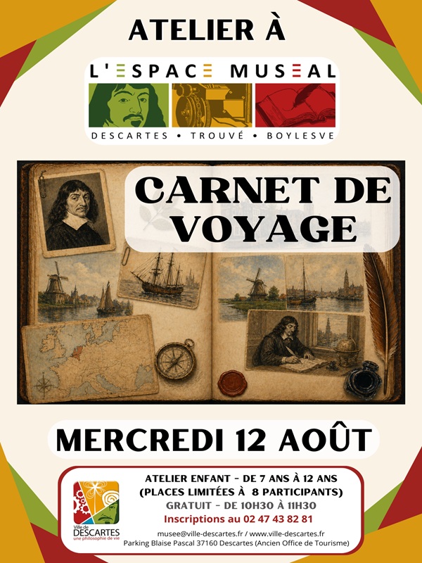 Atelier " Carnet de voyage " — visuel événement
