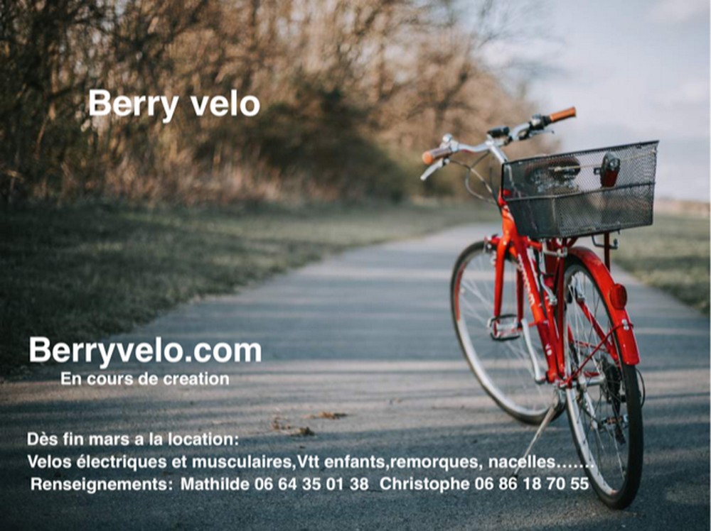 Berry Vélo  France Centre-Val de Loire Cher Méry-sur-Cher 18100