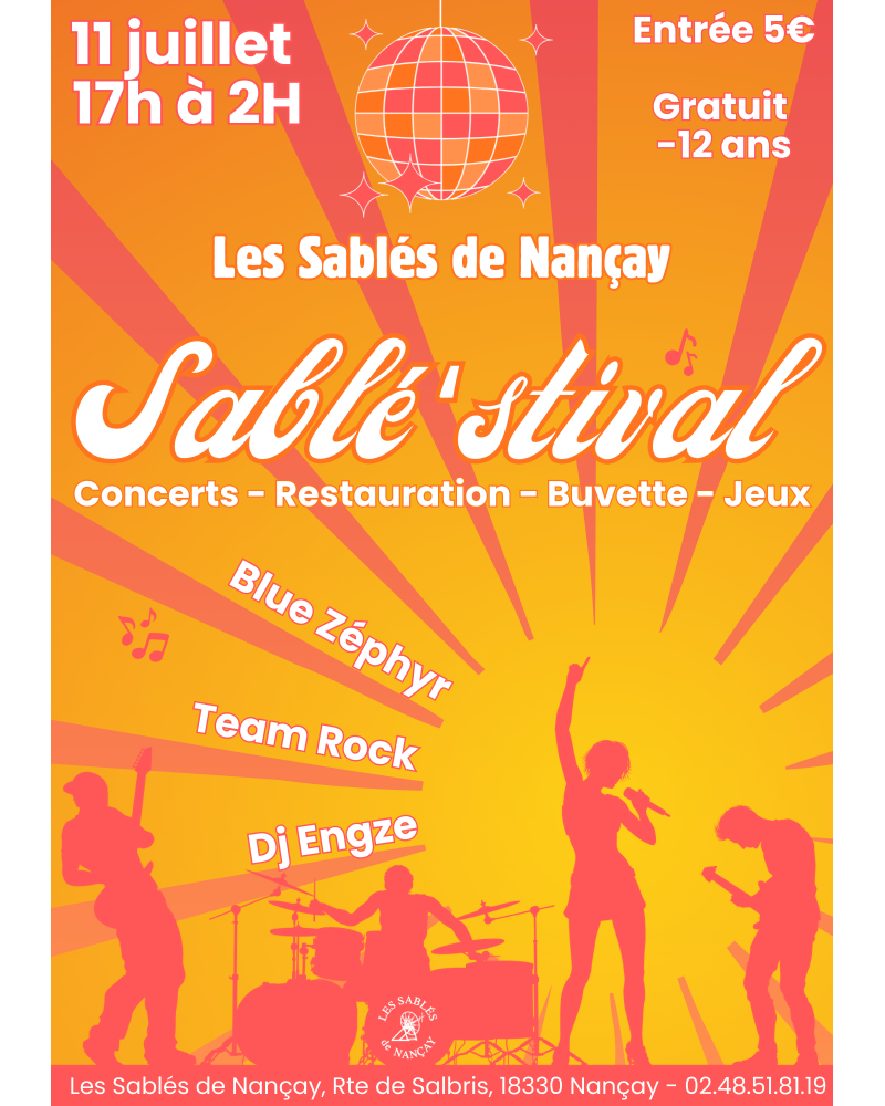 Le Sablé'stival — visuel événement