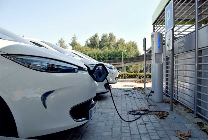 Borne de recharge pour voitures électriques - Bourges - Séraucourt - modulo