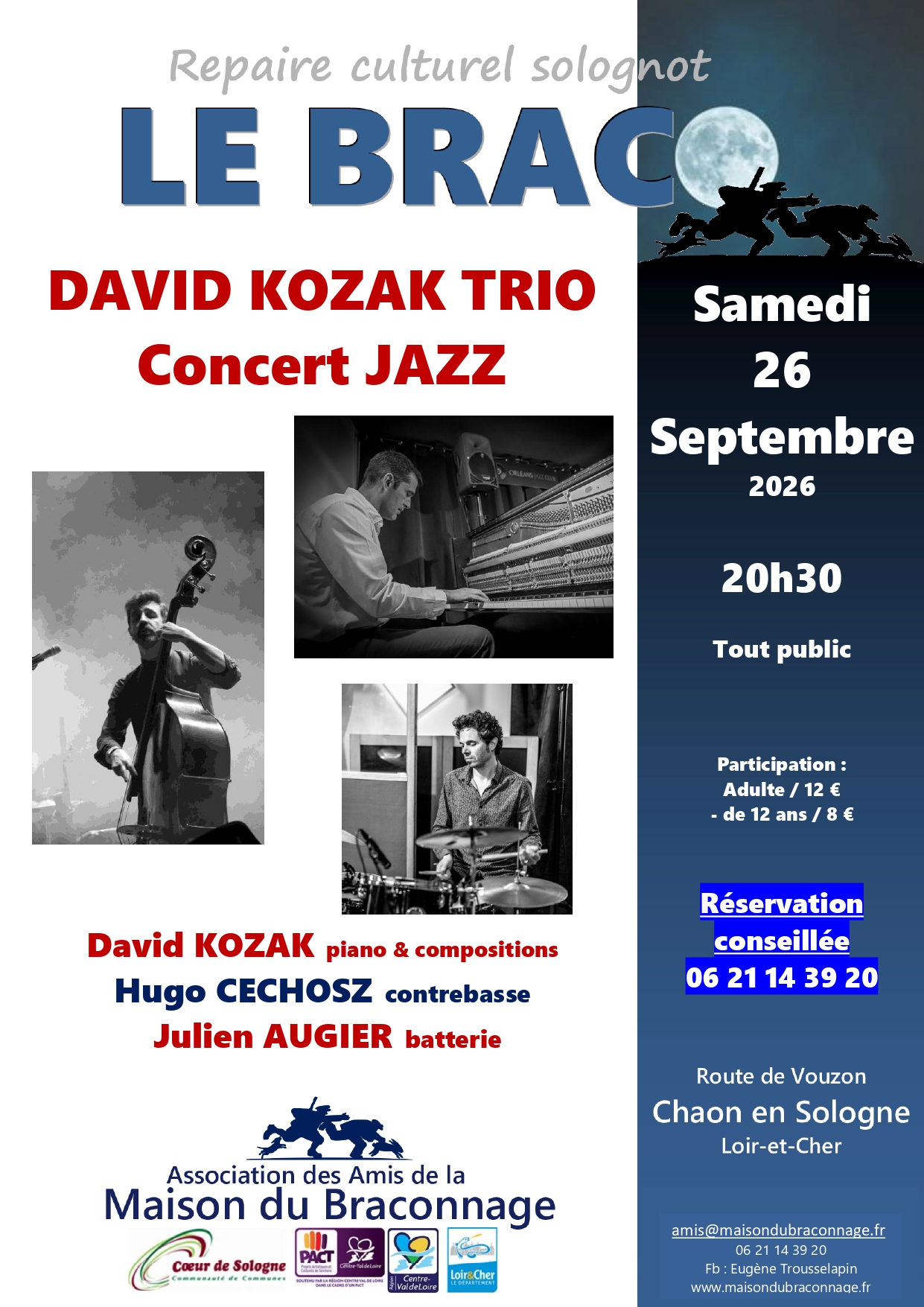 CONCERT DE JAZZ - DAVID KOZAK TRIO