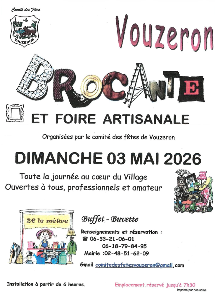Brocante et foire artisanale — visuel événement