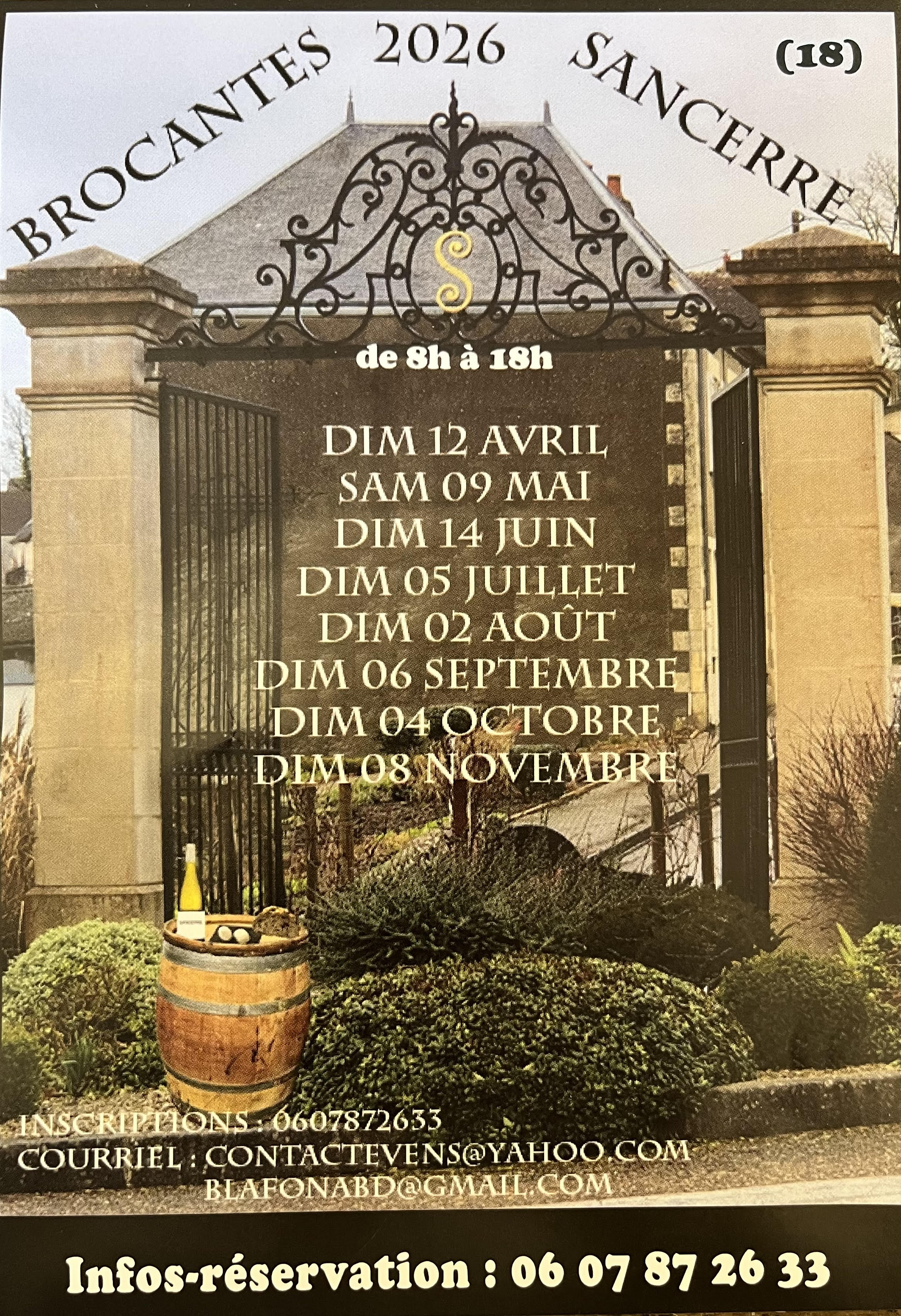 Brocante de Sancerre — visuel événement