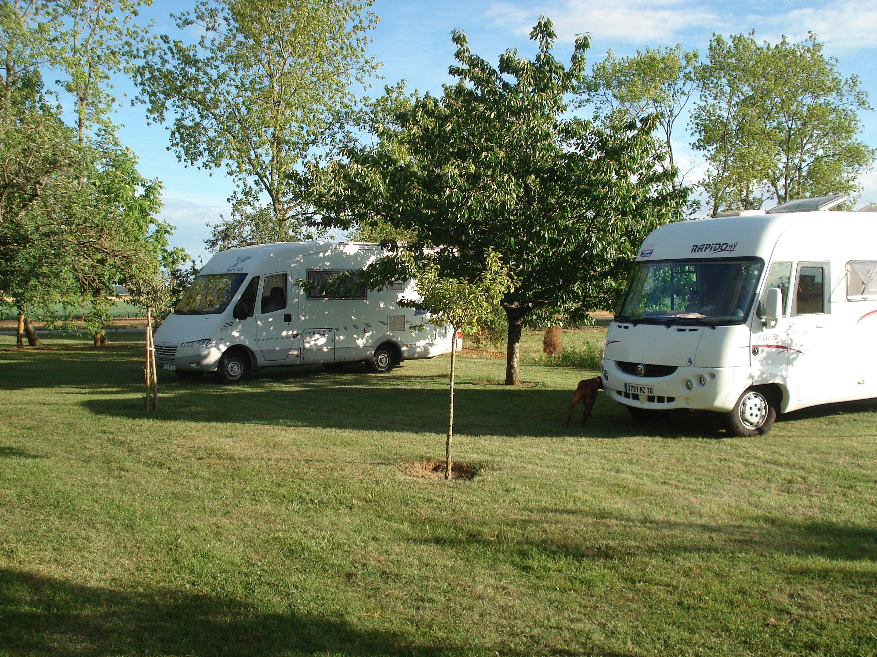 Aire de stationnement au Domaine de Marsoif - Beauce la Romaine