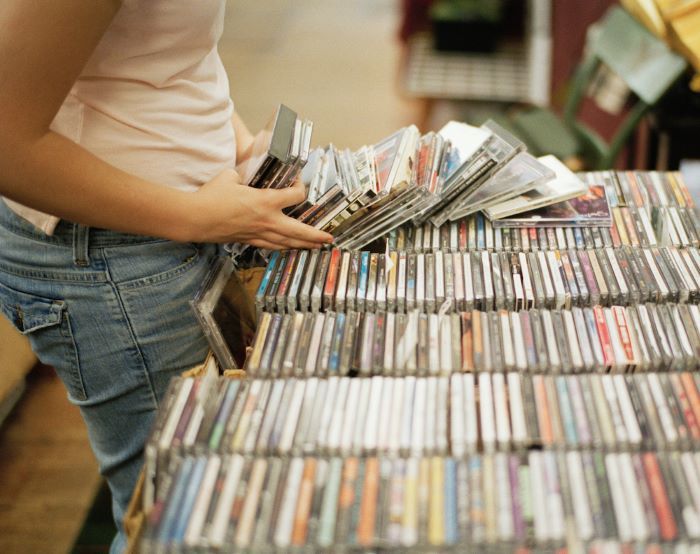 Vente de disques — visuel événement