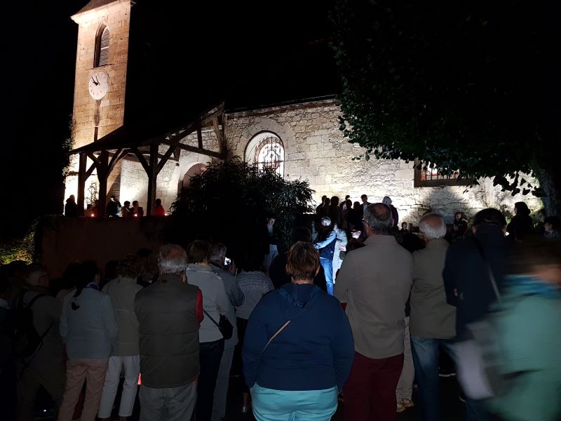 Visite nocturne de Chançay — visuel événement