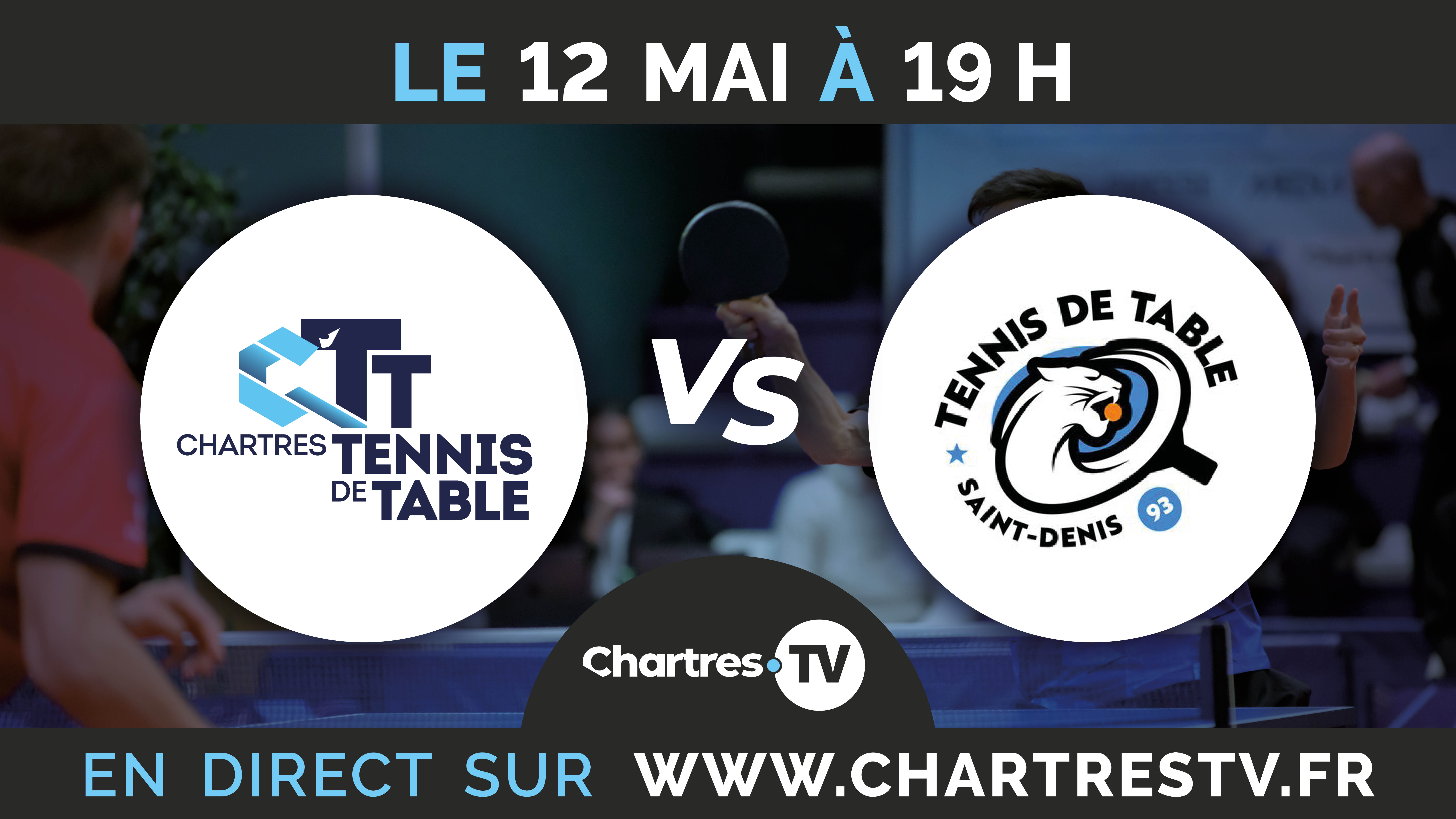 C'Chartres Tennis de table vs Saint Denis TT 93 — visuel événement