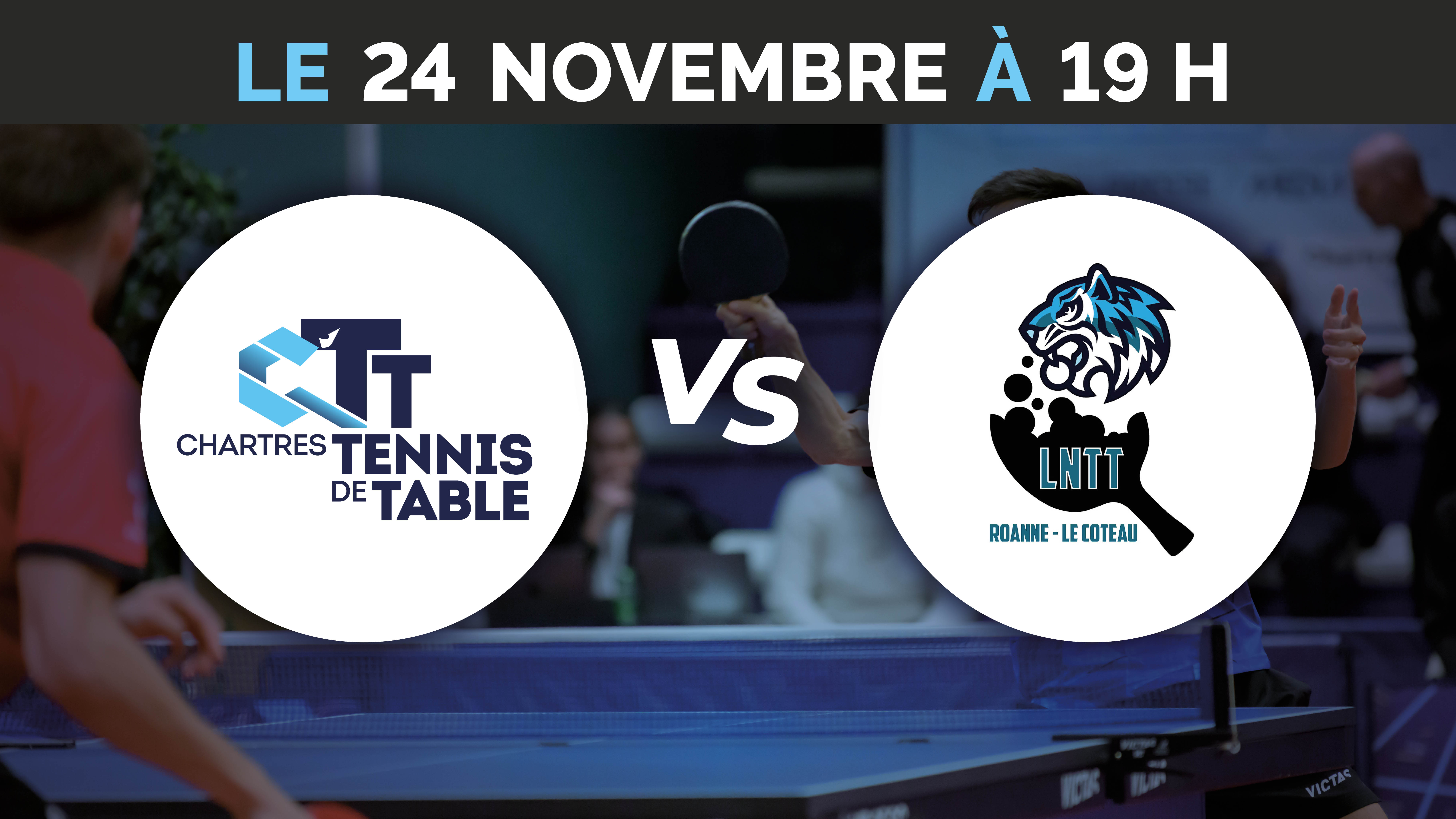 C'Chartres Tennis de table vs Roanne LNTT