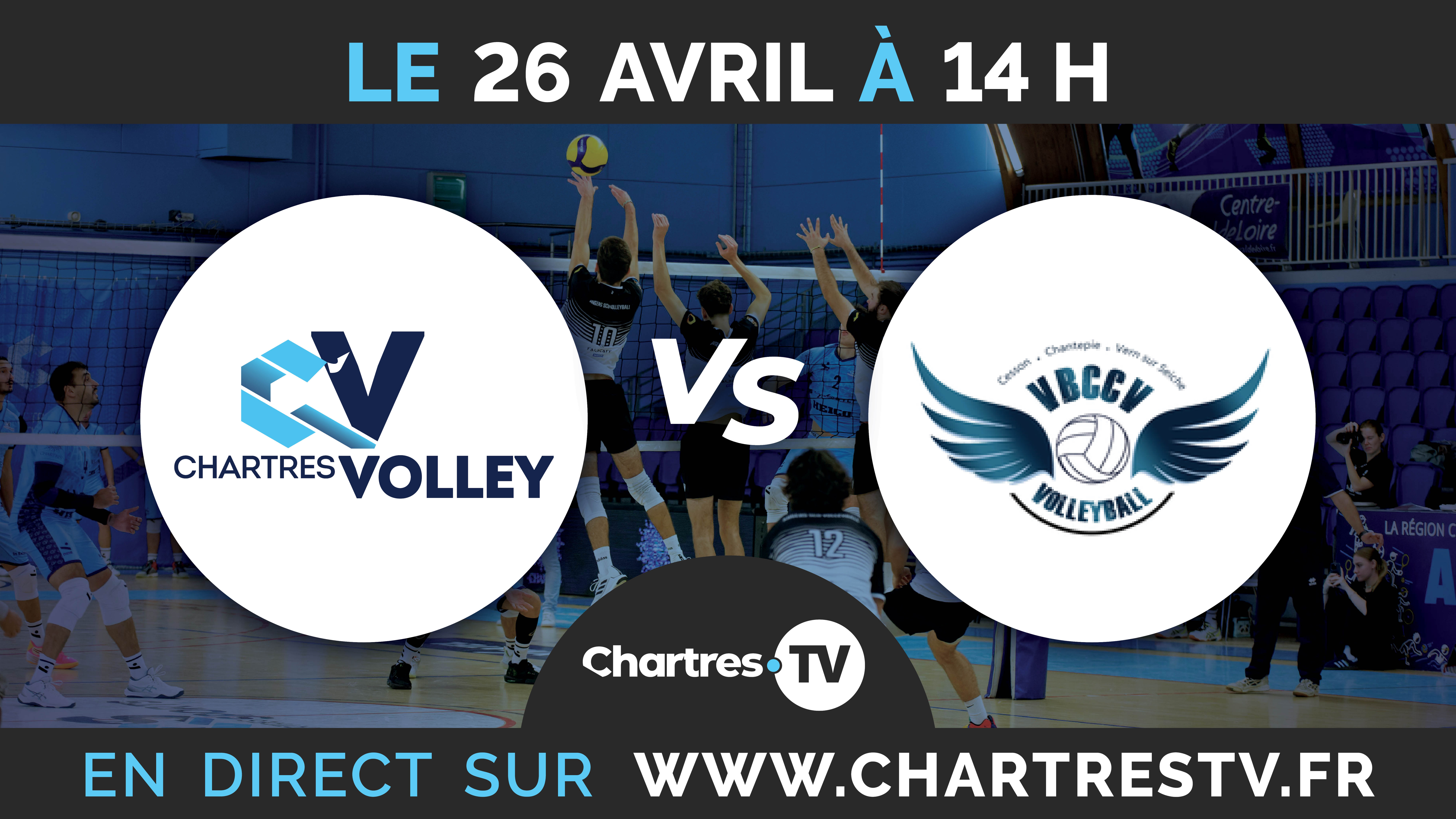 C'Chartres Volley vs Cesson Chantepie Vern
