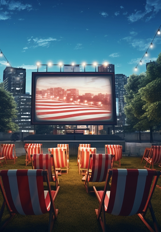 Cinéma en plein air — visuel événement