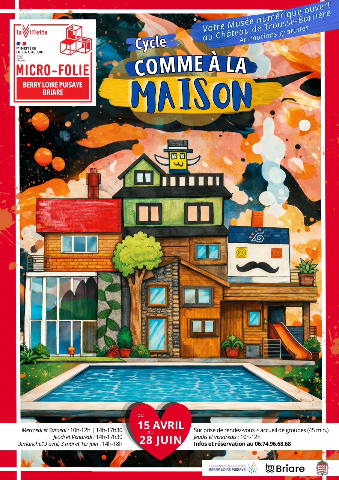 Conférence à la Micro-folie de Briare - "Les maisons hantées"